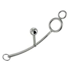 Cock Ring With Sliding Anal Plug