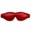 Rouge Garments Leather Croc Print Padded Blindfold